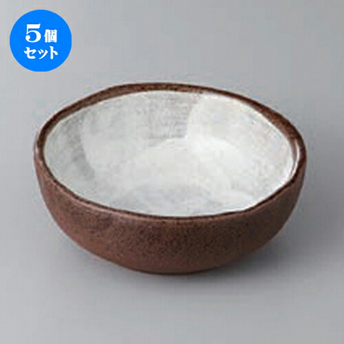 5個セット☆ 組小鉢 ☆備前風志野丸鉢３.５ [ 11 x 4.2cm ] | 小鉢 小 小さい 鉢 ボウル 万能 人気 おすすめ 食器 業務用 飲食店 カフェ うつわ 器 おしゃれ かわいい ギフト プレゼント内祝い 結婚祝い 誕生日 贈り物 贈答品 食器セット