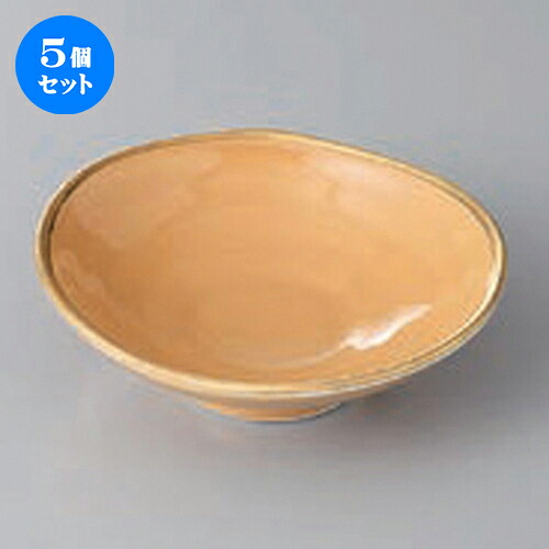 5個セット☆ 高台小付 ☆有田焼四釉金小付(黄) [ 10 x 3cm ] | 和食器 鉢 小鉢 ボウル 料亭 ホテル 食器 業務用 飲食店 カフェ うつわ 器 おしゃれ かわいい ギフト プレゼント 内祝い 誕生日 贈り物 贈答品 おすすめ 食器セット 7,508円