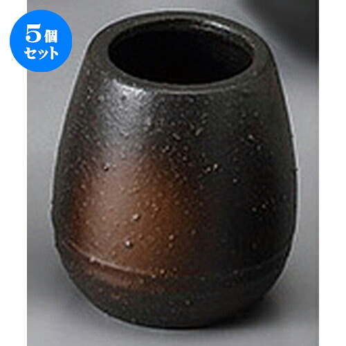5個セット☆ カスター ☆備前風楊枝入 [ 4.5 x 5.3cm ] | ようじ 楊枝 串 おでん うどん 卓上 調味料 おすすめ 人気 食器 業務用 飲食店 カフェ うつわ 器 おしゃれ かわいい お洒落 可愛い ギフト プレゼント 引き出物 内祝い 結婚祝い 誕生日 贈り物 食器セット