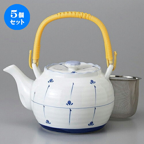 5個セット 有田土瓶 /めばえ８号土瓶 [ 1500cc ] | ポット 急須 土瓶 お茶 大きい 一服 まったり 人気 おすすめ 食器 業務用 飲食店 カフェ うつわ 器 おしゃれ かわいい ギフト プレゼント 引き出物 誕生日 贈り物 贈答品 食器セット