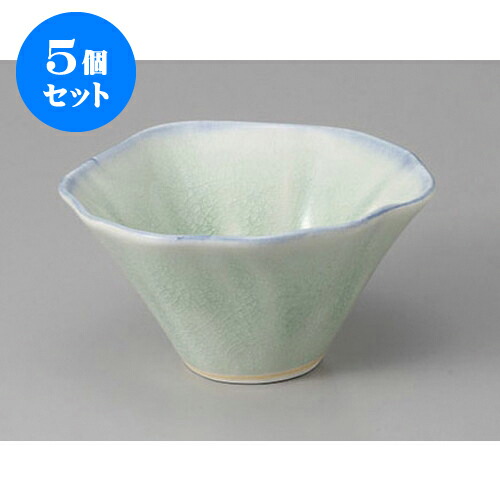5個セット 小鉢 御深井朝顔型小鉢 [12 x 11.7 x 6.4cm] | 小鉢 小 小さい 鉢 ボウル 万能 人気 おすすめ 食器 業務用 飲食店 カフェ うつわ 器 おしゃれ かわいい ギフト プレゼント内祝い 結婚祝い 誕生日 贈り物 贈答品 食器セット