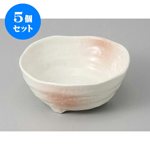 5個セット 小鉢 桜吹六兵衛小鉢 [12.5 x 5cm] | 小鉢 小 小さい 鉢 ボウル 万能 人気 おすすめ 食器 業務用 飲食店 カフェ うつわ 器 おしゃれ かわいい ギフト プレゼント内祝い 結婚祝い 誕生日 贈り物 贈答品 食器セット