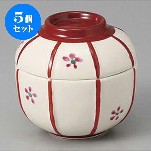 5個セット 珍味 ぼんぼり蓋物(小) [5 x 4.6cm] | 珍味 小付け 小鉢 小皿 お漬物 薬味入れ おすすめ 人気 食器 業務用 飲食店 カフェ うつわ 器 おしゃれ かわいい お洒落 可愛い ギフト プレゼント 引き出物 内祝い 結婚祝い 誕生日 贈り物 贈答品 食器セット｜せともの本舗