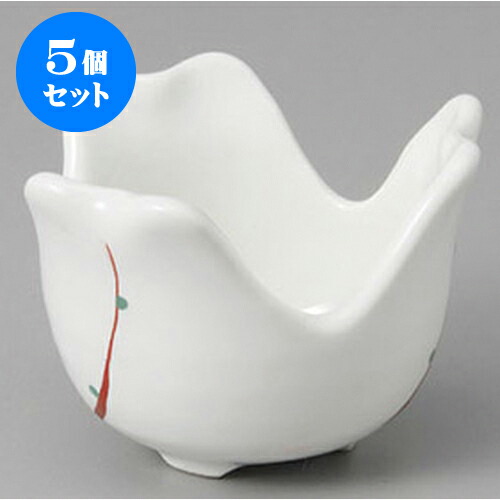 5個セット 珍味 白つゆ草割山椒珍味 [6.1 x 4.2cm] | 珍味 小付け 小鉢 小皿 お漬物 薬味入れ おすすめ 人気 食器 業務用 飲食店 カフェ うつわ 器 おしゃれ かわいい お洒落 可愛い ギフト プレゼント 引き出物 内祝い 結婚祝い 誕生日 贈り物 贈答品 食器セット
