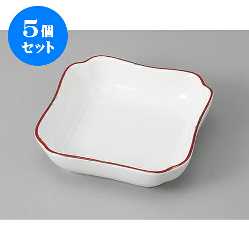 5個セット 松花堂 新瑞花四角小鉢 [11 x 11 x 4cm] | 角鉢 ボウル ボール 鉢 スクエア 食器 業務用 飲食店 カフェ うつわ 器 おしゃれ かわいい お洒落 可愛い ギフト プレゼント 引き出物 内祝い 結婚祝い 誕生日 贈り物 贈答品 人気 おすすめ 食器セット