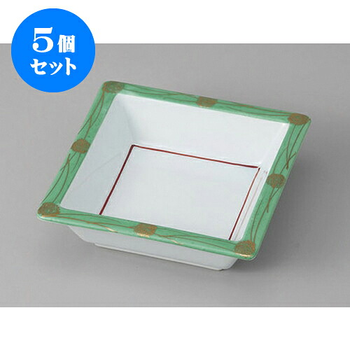 5個セット 松花堂 青むさしの角鉢 [11.3 x 11.3 x 3.5cm] | 角鉢 ボウル ボール 鉢 スクエア 食器 業務用 飲食店 カフェ うつわ 器 おしゃれ かわいい お洒落 可愛い ギフト プレゼント 引き出物 内祝い 結婚祝い 誕生日 贈り物 贈答品 人気 おすすめ 食器セット