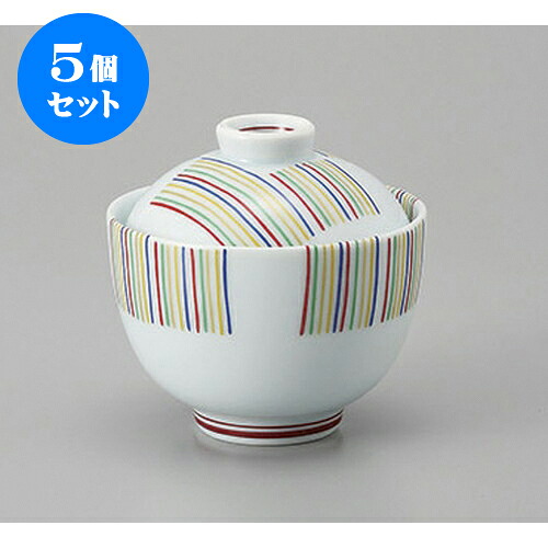 5個仕かける 蓋物・小吸椀 五色十草蓋物 [8.3 x 8珊] | 煮物 お食事処 はたご屋 煮炊き 碗 一般受け おすすめ 食器 お勤め用 飲食店 喫茶店 うつわ 器 格好のいい 愛くるしい 差し上げ物 差し上げ物 差し上げ物 生まれ落ちる日 差し上げ物 譲りわたす品 食器仕かける 食器-煮物椀-キッチン用品・食器・調理器具