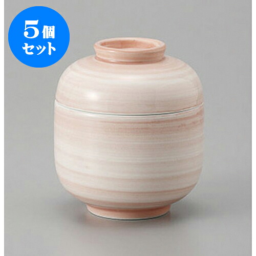 5個セット むし碗 春がすみミニむし碗 [7.3 x 8.2cm] | 茶碗蒸し ちゃわんむし 蒸し器 寿司屋 碗 むし碗 食器 業務用 飲食店 おしゃれ かわいい ギフト プレゼント 引き出物 誕生日 贈り物 贈答品 食器セット