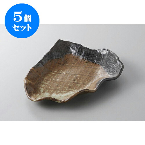 5個セット 前菜皿 武山タタラ皿 [21 x 17 x 4cm] | 付出 前菜 アラカルト 人気 おすすめ 食器 業務用 飲食店 カフェ うつわ 器 おしゃれ かわいい ギフト プレゼント 引き出物 誕生日 贈り物 贈答品 食器セット｜せともの本舗