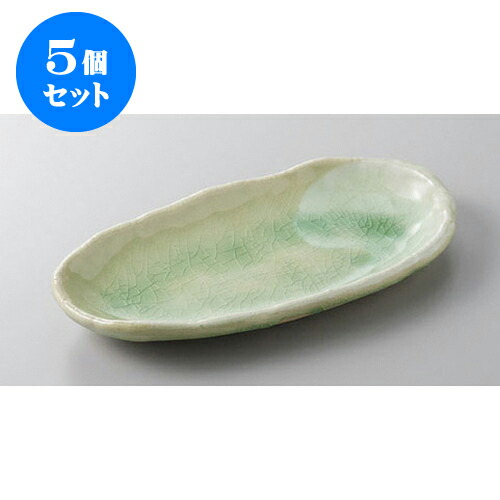 5個セット 付出皿 彩り(グリーン)多用皿 [21 x 11.4 x 2.5cm] | 付出 前菜 アラカルト 人気 おすすめ 食器 業務用 飲食店 カフェ うつわ 器 おしゃれ かわいい ギフト プレゼント 引き出物 誕生日 贈り物 贈答品 食器セット
