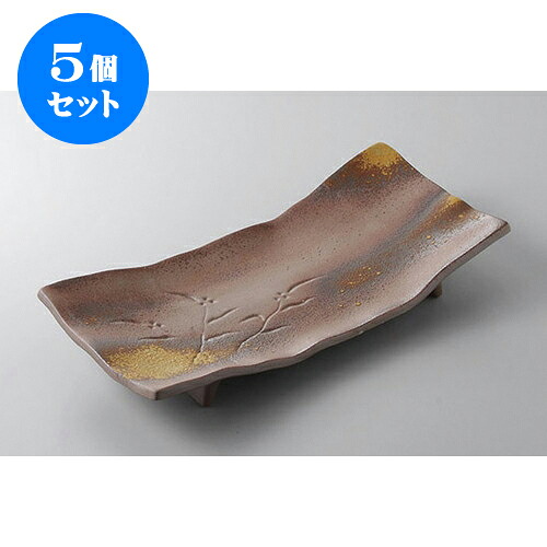 5個セット ほっけ皿 美膳つゆ草まな板皿 [29 x 14.5 x 4.5cm] | 焼き物皿 ステーキ皿 サンマ 焼き魚 食器 業務用 飲食店 カフェ うつわ 器 おしゃれ かわいい お洒落 ギフト プレゼント 引き出物 内祝い 結婚祝い 誕生日 贈り物 贈答品 おすすめ 人気 食器セット｜せともの本舗