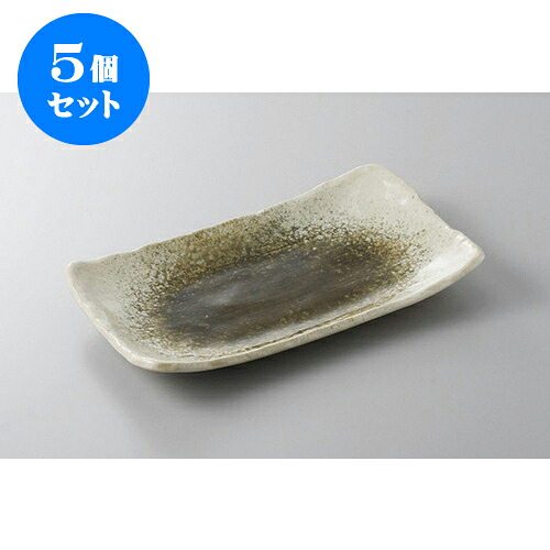 5個仕掛ける 焼物皿 織部かすみ8.0長角皿 [23 x 14.3 x 2.7糎] | 焼き物皿 ビステキ皿 サンマ 焼き魚 食器 お役目用 飲食店 喫茶店 うつわ 器 今めかしい 可愛らしい 着飾る 差し上げ物 差し上げ物 差し上げ物 内祝い 一緒になる祝賀会 生まれ落ちる日 差し上げ物 譲りわたす品 おすすめ 一般受け 食器仕掛ける