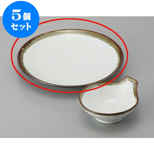 5個セット 天皿 白天目流し丸7.0皿 [23 x 3cm] | 天婦羅 天ぷら テンプラ おすすめ 人気 食器 業務用 飲食店 カフェ うつわ 器 おしゃれ かわいい お洒落 可愛い ギフト プレゼント 引き出物 内祝い 結婚祝い 誕生日 贈り物 贈答品 食器セット｜せともの本舗