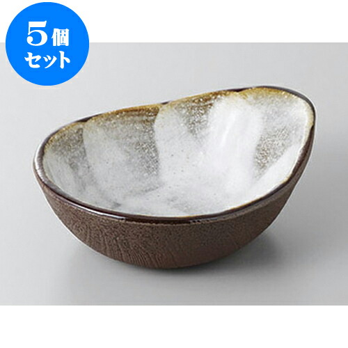 5個セット 呑水 備前風志野呑水 [12.8 x 10.6 x 4.3cm] | 和食器 呑水 とんすい 玉割 料亭 ホテル 食器 業務用 飲食店 カフェ うつわ 器 おしゃれ かわいい ギフト プレゼント 内祝い 誕生日 贈り物 贈答品 おすすめ 食器セット