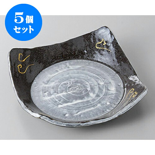 5個セット 銘々皿 南蛮銀彩正角皿 中 [15.6 x 15.3 x 3.9cm] | 取り皿 取皿 中皿 和皿 和食器 食器 業務用 飲食店 カフェ うつわ 器 おしゃれ かわいい ギフト プレゼント 引き出物 内祝い 結婚祝い 誕生日 贈り物 贈答品 おすすめ 人気 食器セット
