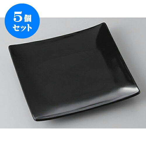5個仕掛ける 銘々皿 黒正角銘々皿 [13.6 x 13.6 x 2.1糎] | 取り皿 取皿 中皿 和皿 和食器 食器 お役目用 飲食店 喫茶店 うつわ 器 今めかしい 可愛らしい 差し上げ物 差し上げ物 差し上げ物 内祝い 一緒になる祝賀会 生まれ落ちる日 差し上げ物 譲りわたす品 おすすめ 一般受け 食器仕掛ける