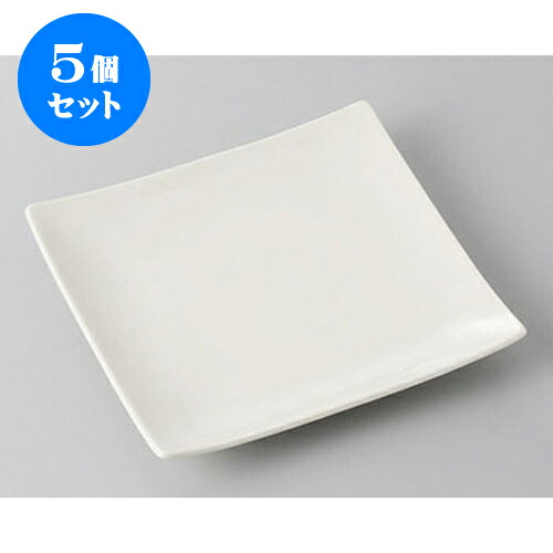 5個仕掛ける 銘々皿 白正角銘々皿 [13.6 x 13.6 x 2.1糎] | 取り皿 取皿 中皿 和皿 和食器 食器 お役目用 飲食店 喫茶店 うつわ 器 今めかしい 可愛らしい 差し上げ物 差し上げ物 差し上げ物 内祝い 一緒になる祝賀会 生まれ落ちる日 差し上げ物 譲りわたす品 おすすめ 一般受け 食器仕掛ける