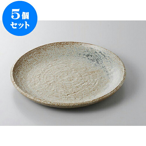 5個セット 丸盛皿 益子風結晶9.0丸皿 [27.5 x 2.8cm] | 盛り皿 盛皿 人気 おすすめ フルーツ皿 パーティー パスタ皿 食器 業務用 飲食店 カフェ うつわ 器 ギフト プレゼント 引き出物 誕生日 贈り物 贈答品 おしゃれ かわいい 食器セット｜せともの本舗