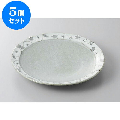 5個セット 丸盛皿 唐津椿6.0丸皿 [17.8 x 3cm] | 盛り皿 盛皿 人気 おすすめ フルーツ皿 パーティー パスタ皿 食器 業務用 飲食店 カフェ うつわ 器 ギフト プレゼント 引き出物 誕生日 贈り物 贈答品 おしゃれ かわいい 食器セット
