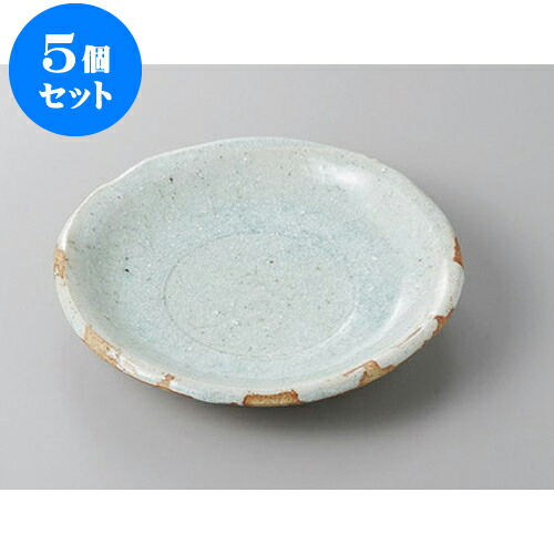 5個セット 丸盛皿 伊賀風青磁5.5皿 [18.2 x 3.3cm] | 盛り皿 盛皿 人気 おすすめ フルーツ皿 パーティー パスタ皿 食器 業務用 飲食店 カフェ うつわ 器 ギフト プレゼント 引き出物 誕生日 贈り物 贈答品 おしゃれ かわいい 食器セット