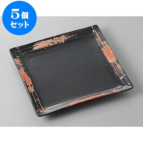 5個仕掛ける 正角盛皿 赤毛はらい段々お皿 [22.8 x 22.8 x 6糎] | 真っ盛り皿 盛皿 一般受け おすすめ フルーツ皿 寄りあい パスタ皿 食器 御役目用 飲食店 喫茶店 うつわ 器 差し上げ物 差し上げ物 差し上げ物 生まれ落ちる日 差し上げ物 差しあげる品 今めかしい 愛くるしげ 食器仕掛ける