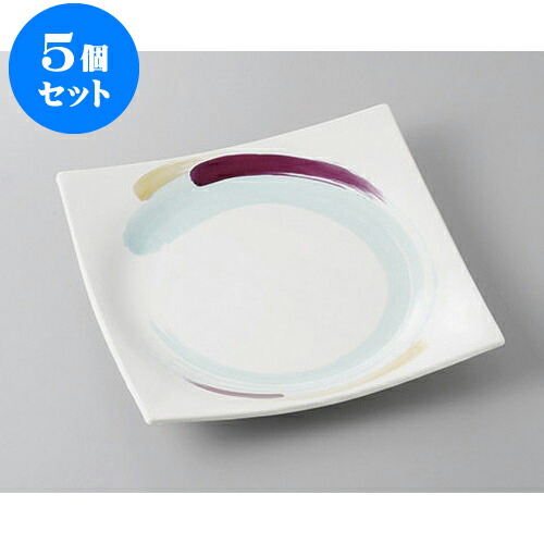 5個セット 正角盛皿 しらさぎ白マット23cm正角プレート皿 [23 x 23 x 4.5cm] | 盛り皿 盛皿 人気 おすすめ フルーツ皿 パーティー パスタ皿 食器 業務用 飲食店 カフェ うつわ 器 ギフト プレゼント 引き出物 誕生日 贈り物 贈答品 おしゃれ かわいい 食器セット