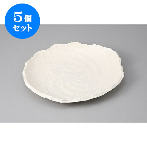 5個セット 萬古焼盛皿 白地うず潮10号皿 [31.3 x 27.2 x 4.6cm] | 盛り皿 盛皿 人気 おすすめ フルーツ皿 パーティー パスタ皿 食器 業務用 飲食店 カフェ うつわ 器 ギフト プレゼント 引き出物 誕生日 贈り物 贈答品 おしゃれ かわいい 食器セット｜せともの本舗 15,670円