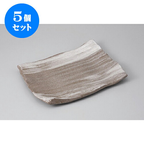 5個セット 萬古焼盛皿 雪志野10号長角皿 [32 x 23 x 3.3cm] | 盛り皿 盛皿 人気 おすすめ フルーツ皿 パーティー パスタ皿 食器 業務用 飲食店 カフェ うつわ 器 ギフト プレゼント 引き出物 誕生日 贈り物 贈答品 おしゃれ かわいい 食器セット