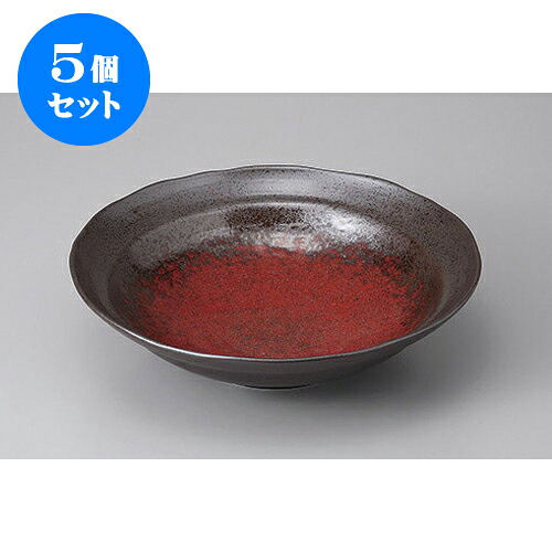 5個セット 大鉢・盛鉢 朱雲9.0盛鉢 [27 x 7cm] | 盛り鉢 盛鉢 万能 取り鉢 おすすめ 食器 業務用 飲食店 カフェ うつわ 器 おしゃれ かわいい お洒落 可愛い おしゃれ かわいい お洒落 可愛い 食器セット