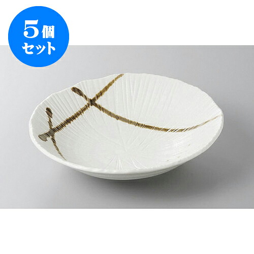5個セット 大鉢・盛鉢 金色流し大鉢 [24 x 22.5 x 5.5cm] | 盛り鉢 盛鉢 万能 取り鉢 おすすめ 食器 業務用 飲食店 カフェ うつわ 器 おしゃれ かわいい お洒落 可愛い おしゃれ かわいい お洒落 可愛い 食器セット