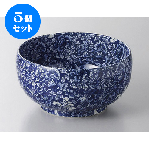 手数料安い 楽天市場 5個セット 大鉢 盛鉢 青牡丹大菓子鉢 19 X 9 8cm 盛り鉢 盛鉢 万能 取り鉢 おすすめ 食器 業務用 飲食店 カフェ うつわ 器 おしゃれ かわいい お洒落 可愛い おしゃれ かわいい お洒落 可愛い せともの本舗 激安特価 Tadawul Ly