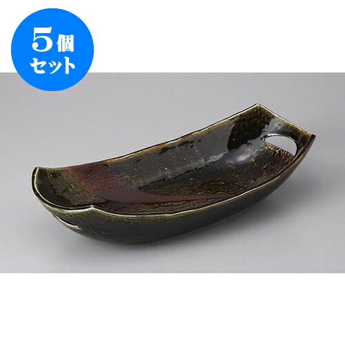 5個セット 変形盛鉢 織部三角紋長鉢 [35 x 15.5 x 8cm] | 盛り鉢 盛鉢 万能 取り鉢 おすすめ 食器 業務用 飲食店 カフェ うつわ 器 おしゃれ かわいい お洒落 可愛い おしゃれ かわいい お洒落 可愛い 食器セット