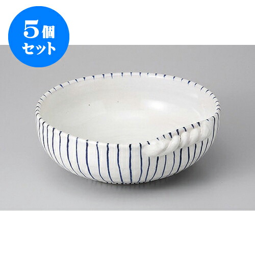 5個セット 変形盛鉢 粉引十草縄手7.0大鉢 [21.6 x 22.5 x 7.7cm] | 盛り鉢 盛鉢 万能 取り鉢 おすすめ 食器 業務用 飲食店 カフェ うつわ 器 おしゃれ かわいい お洒落 可愛い おしゃれ かわいい お洒落 可愛い 食器セット