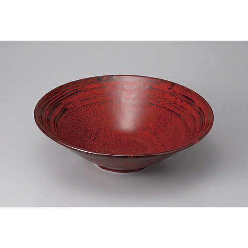大鉢・盛鉢 赤天目流し8.0反丼 [24.5 x 8cm] | 盛り鉢 盛鉢 万能 取り鉢 おすすめ 食器 業務用 飲食店 カフェ うつわ 器 おしゃれ かわいい お洒落 可愛い おしゃれ かわいい お洒落 可愛い