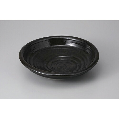 大鉢・盛鉢 黒釉9.0渦深丼 [27.5 x 28 x 7cm] | 盛り鉢 盛鉢 万能 取り鉢 おすすめ 食器 業務用 飲食店 カフェ うつわ 器 おしゃれ かわいい お洒落 可愛い おしゃれ かわいい お洒落 可愛い