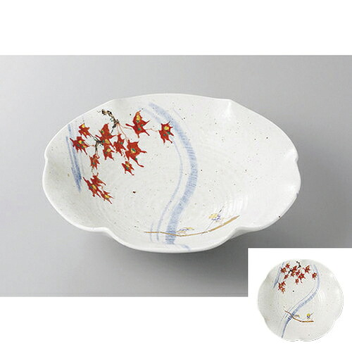 大鉢・盛鉢 粉引嵐山雪割大鉢 [24 x 6.8cm] 強化 | 盛り鉢 盛鉢 万能 取り鉢 おすすめ 食器 業務用 飲食店 カフェ うつわ 器 おしゃれ かわいい お洒落 可愛い おしゃれ かわいい お洒落 可愛い