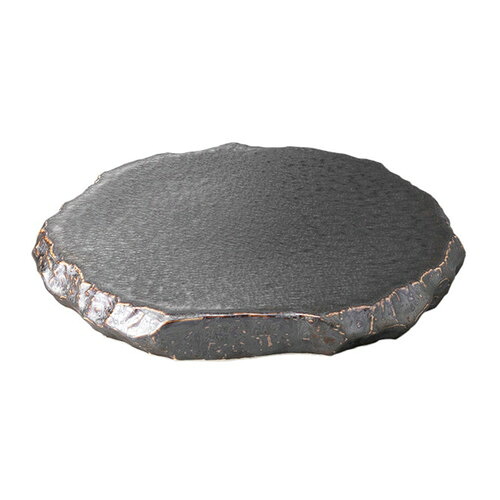 孔雀崖型ロックプレート(大) [ 30 x 3.8cm ] | 大皿 プレート パーティ 人気 おすすめ 食器 洋食器 業務用 飲食店 カフェ うつわ 器 おしゃれ かわいい ギフト プレゼント 引き出物 誕生日 贈り物 贈答品 自宅用 大きい｜せともの本舗