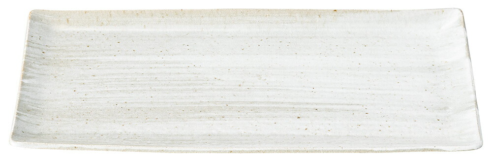 青刷毛目 四方たたら皿（大） [41.2×20.4×2.2cm] | SNS インスタ映え おしゃれ かわいい かっこいい 和カフェ おうちカフェ 器 食器 和食器 洋食器 業務用 バイキング ビュッフェ 開店