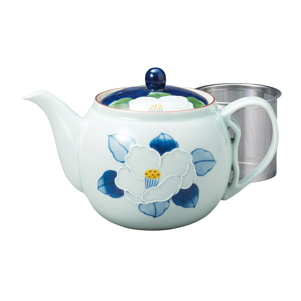 有田焼 一珍山茶花ＳＳポット [12×12糎 725竓] | 御勤め用 差し上げる 差し上げ物 差し上げ物 格好のいい 可愛らしい 御祝い 仕かける 急須 土瓶 ポット 茶の葉 煎茶 分かりやすい 今めかしい
