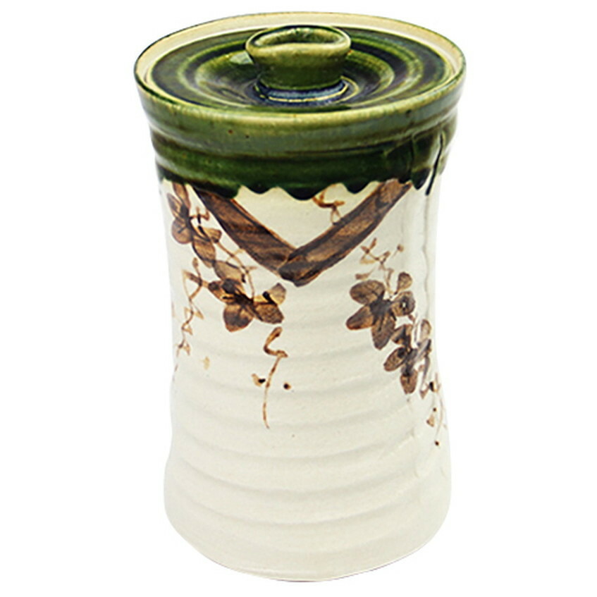 織部中置水指キネ型並（忠作） かざり付ける箱入 [12×21.3糎 1350g] | 茶道具 茶道 裏千家 表千家 お抹茶 読み合わせる用 茶会 茶席 水指 お点前 お差し上げ物 差し上げ物 差し上げ物 差し上げ物