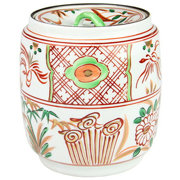 楽天市場】薄口捻梅青磁水指（良也作） 木箱入り [21×10cm 1310g