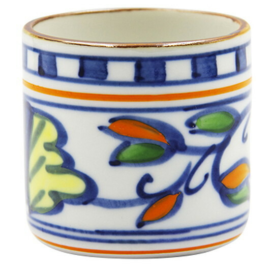 【新品】竹製　 茶道用　 柄杓　染付杵型蓋置　 山水　洞華園作　茶会 　茶席 mtu-tg17sm0008.jpg