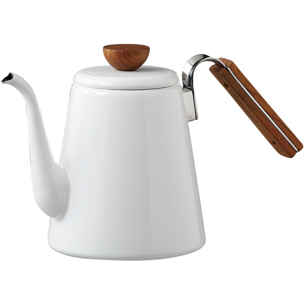 ボナ 琺瑯ドリップ湯わかし [ Φ77(M280) x H170粍 800ml ] 【 珈琲設備 】| 喫茶店 食堂 飲食店 コーヒー 住みか用 お役目用