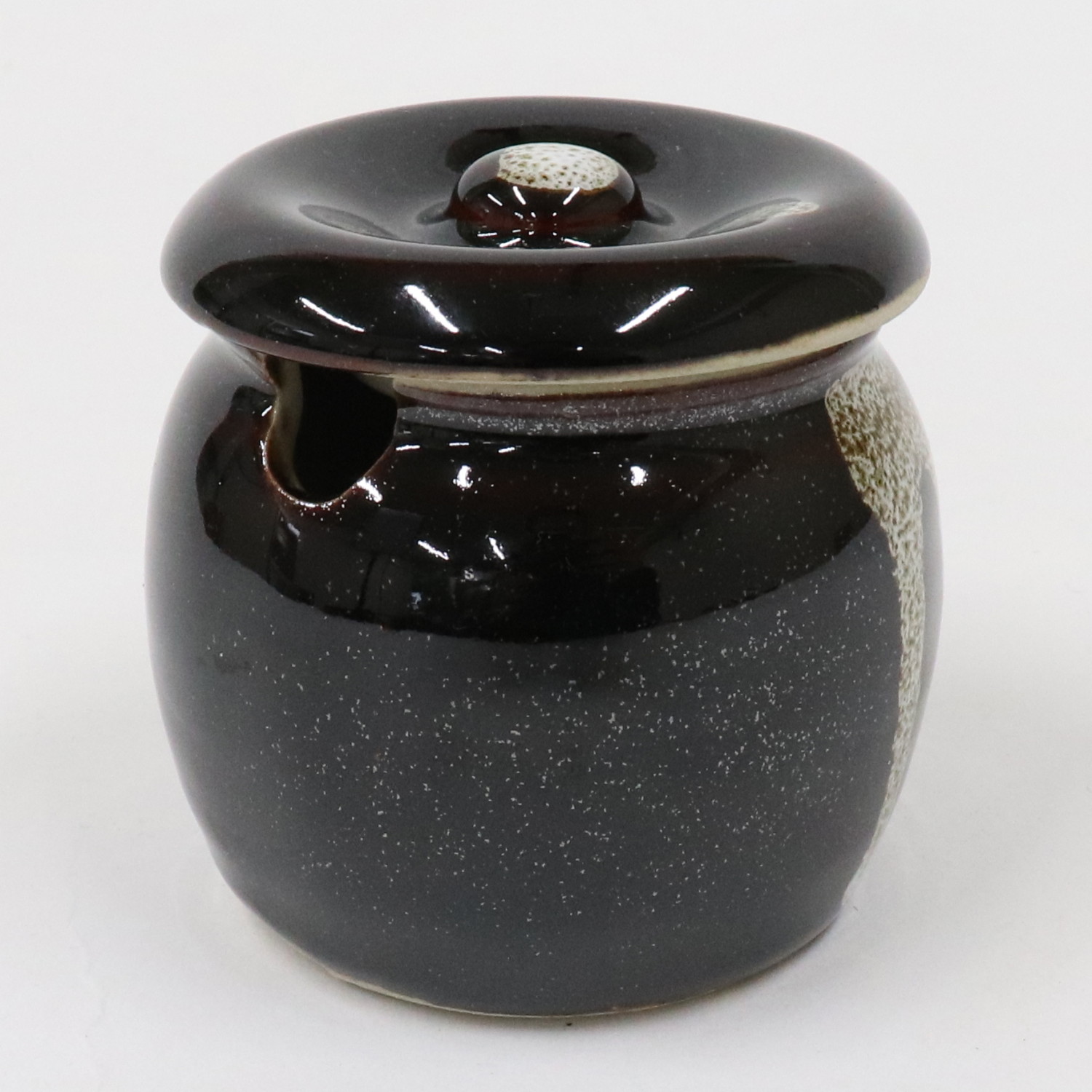 楽天市場】伊賀灰釉流しカメ（大） [8.4×7.7cm 165cc] | 甕 かめ