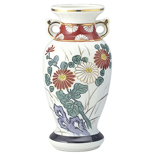仏花瓶 サギ型赤絵 [ 6寸 ] | 花立 花瓶 供養 お盆 葬式 仏壇 手元供養 お彼岸 迎え火 お寺 お墓 仏様 仏前 盆 お坊さん お供え 佛具｜せともの本舗