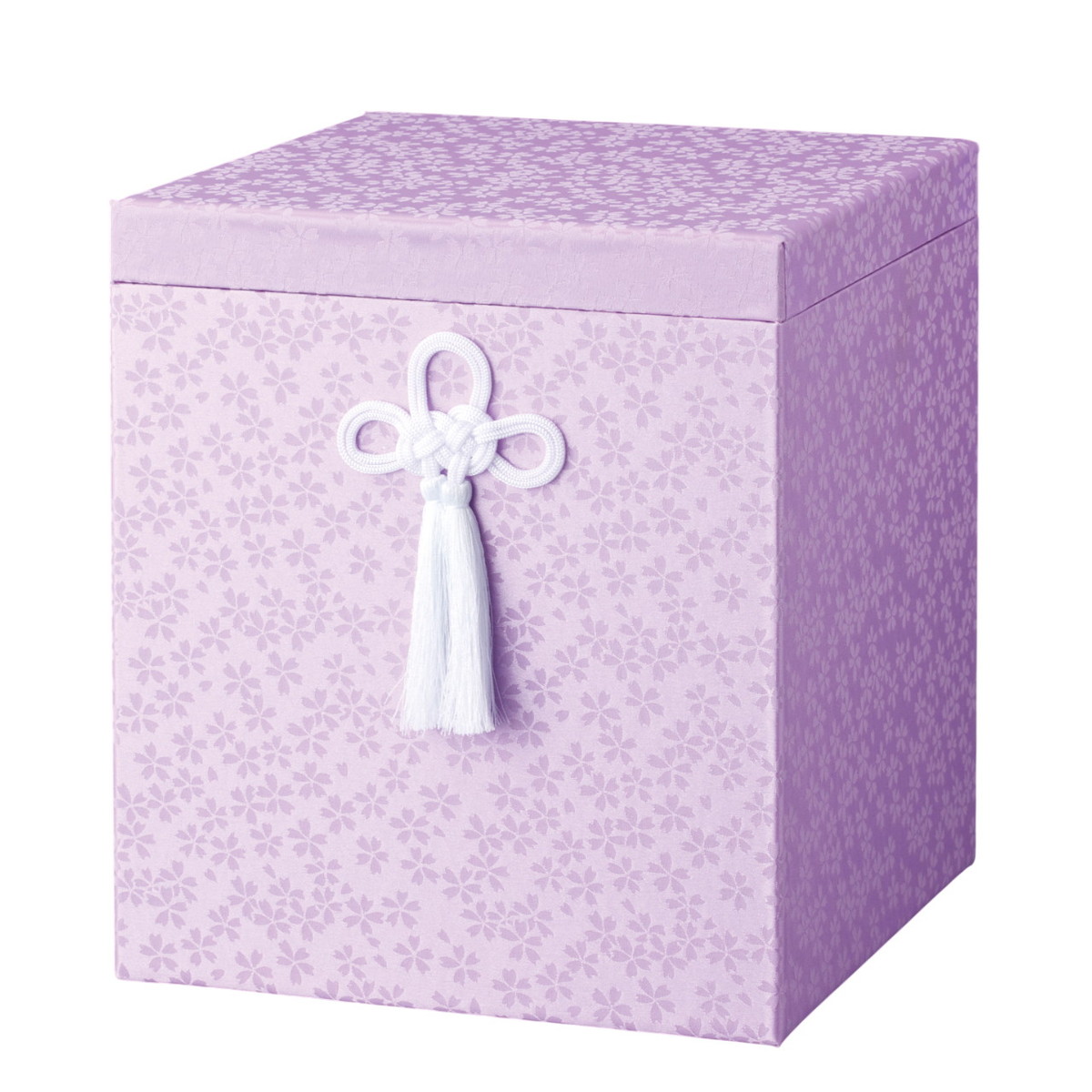 骨箱 うらら 紫箱 [ 6寸 ] | 骨箱 仏具 供養 お盆 葬式 仏壇 手元供養 お彼岸 迎え火 お寺 お墓 仏様 仏前 盆 お坊さん お供え 佛具｜せともの本舗