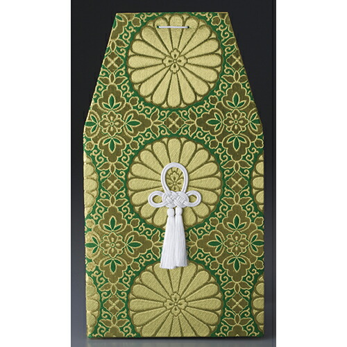 骨覆 並金襴覆 6寸壷用 緑 [6寸桐箱用] | 仏具 仏壇 御盆 お涅槃 迎え火 供養 お寺さま お墓 仏様 仏前 盆 おお坊っちゃん お供え 手元供養 佛具