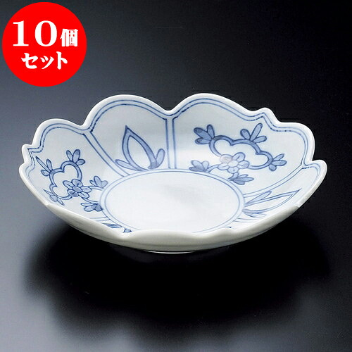 10個セット 向付 本業桔梗間取花向付 [ 15.3 x 4cm ] | 和食器 鉢 小鉢 ボウル 浅鉢 料亭 ホテル 食器 業務用 飲食店 カフェ うつわ 器 おしゃれ かわいい ギフト プレゼント 内祝い 誕生日 贈り物 贈答品 おすすめ 食器セット｜せともの本舗