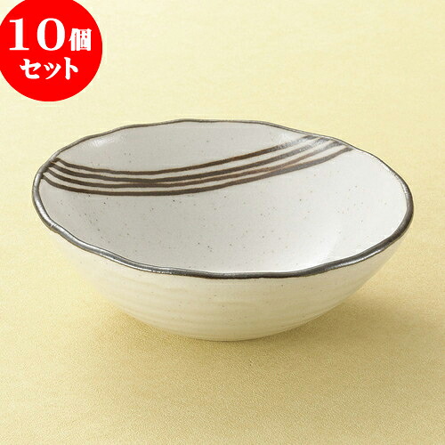 10個セット 向付 志野流線丸盛鉢 中 [ 15.5 x 5.5cm ] | 和食器 鉢 小鉢 ボウル 浅鉢 料亭 ホテル 食器 業務用 飲食店 カフェ うつわ 器 おしゃれ かわいい ギフト プレゼント 内祝い 誕生日 贈り物 贈答品 おすすめ 食器セット 24,690円