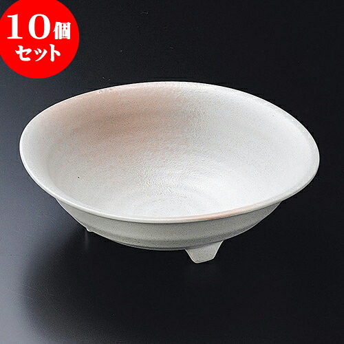 10個仕掛ける 向付 春がすみ三ッ足向付 [ 17 x 16.5 x 5.2糎 ] | 和食器 鉢 小鉢 どんぶり鉢 浅鉢 食べ物屋 泊まり 食器 お役目用 飲食店 喫茶店 うつわ 器 今めかしい 可愛らしい 差し上げ物 差し上げ物 内祝い 生まれ落ちる日 差し上げ物 譲りわたす品 おすすめ 食器仕掛ける